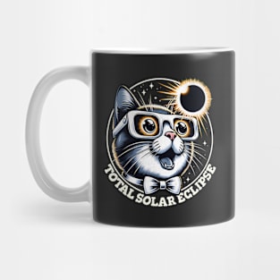 Funny Eclipse Cat Mug